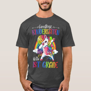 T-shirt Bonjour enseignant de 1re année Élève Retour à l'é