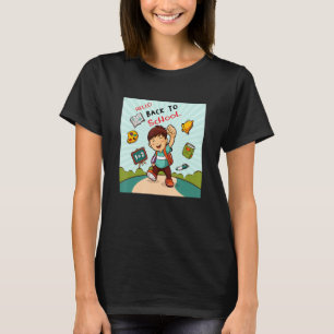 T-shirt Bonjour enseignant de 3e année Retour à l'école