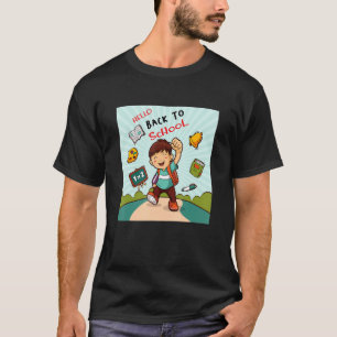 T-shirt Bonjour Enseignant de 3e année retour à l'école