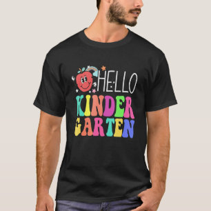 T-shirt Bonjour Enseignant de Maternelle Élèves Rentrée Sc