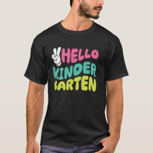 T-shirt BONJOUR ENSEIGNANT ÉLÈVE DE MATERNELLE Rentrée sco