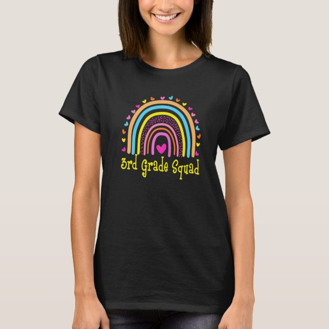 T-shirt Bonjour Équipe Classe de 3e Professeur de rentrée  (Devant)