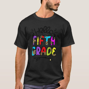 T-shirt Bonjour équipe de cinquième année Professeurs de 5
