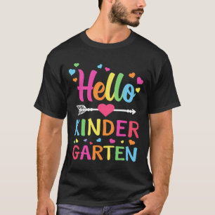 T-shirt Bonjour Équipe de Maternelle Kinder Byck À l'École