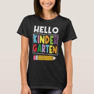 T-shirt Bonjour Équipe de Maternelle Kinder Squad Enseigna