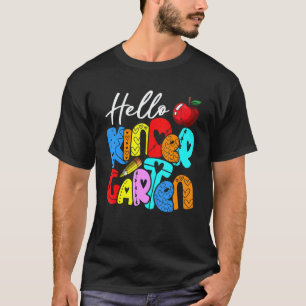 T-shirt Bonjour Équipe de Maternelle Kinder Thé de rentrée