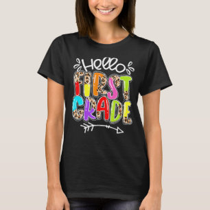T-shirt Bonjour Équipe de première année 1ère année Retour