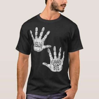 T-shirt BONJOUR et GOODBYE Academy SALUT QUOTIDIENS Humour