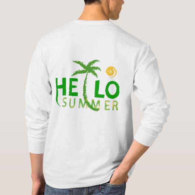 T-shirt Bonjour été (Dos)
