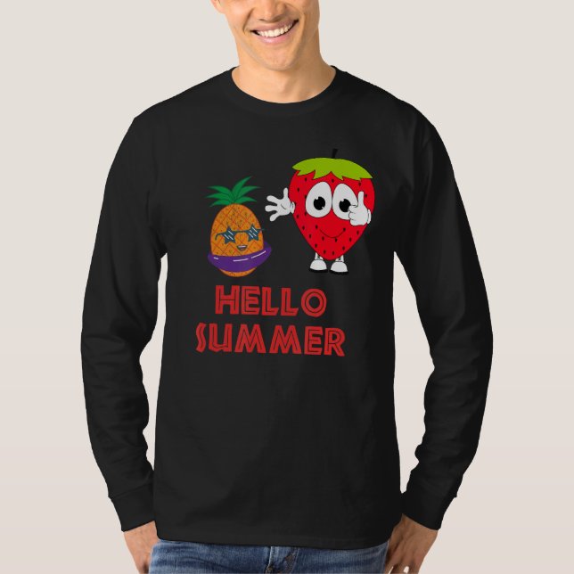 T-shirt Bonjour été (Devant)