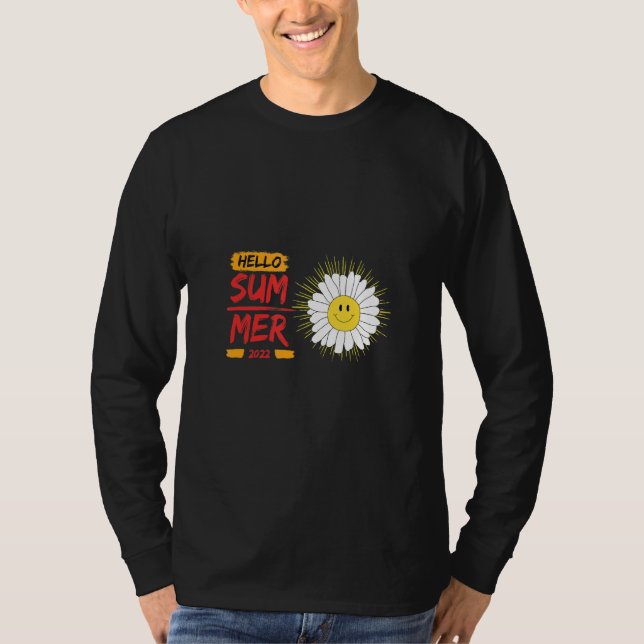 T-shirt Bonjour été (Devant)