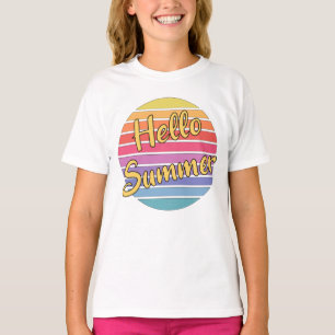 T-shirt Bonjour été