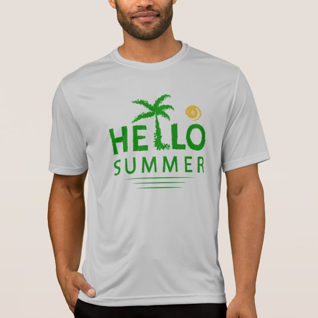 T-shirt Bonjour été (Devant)