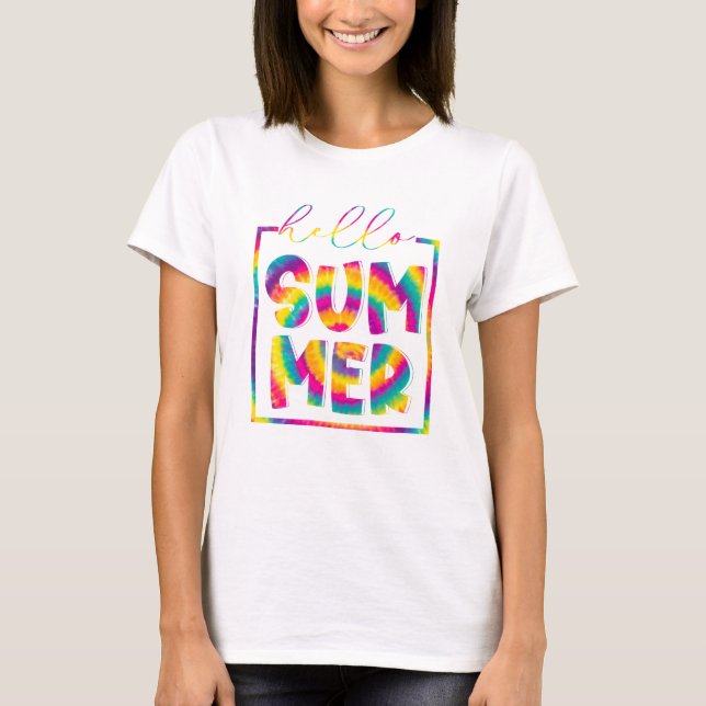 T-shirt Bonjour été (Devant)