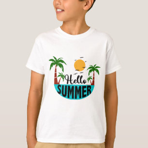 T-shirt Bonjour été
