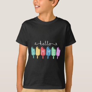 T-shirt Bonjour Été Bonne Dernière journée Enseignant Étud