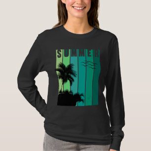 T-shirt Bonjour Été de belles lunettes et je suis sur le p