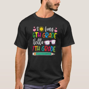 T-shirt Bonjour Étudiant De 7E Année Retour À L'École Arg