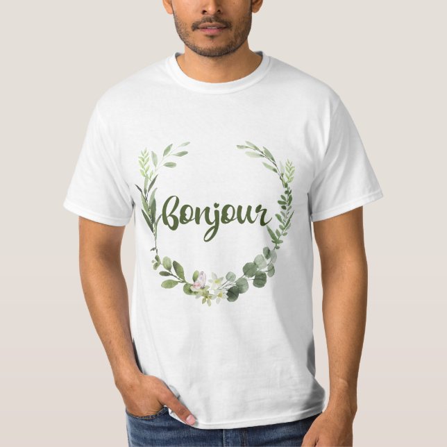 T-shirt Bonjour Français (Devant)