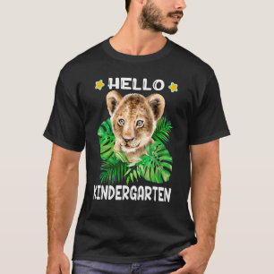 T-shirt Bonjour Gardergarten Avec Lion Cub Pour Garçons Fi