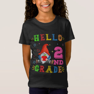 T-Shirt Bonjour Gnome de 2e année