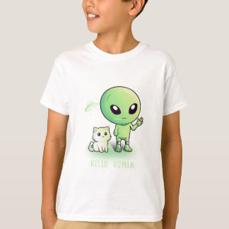 T-shirt Bonjour humain