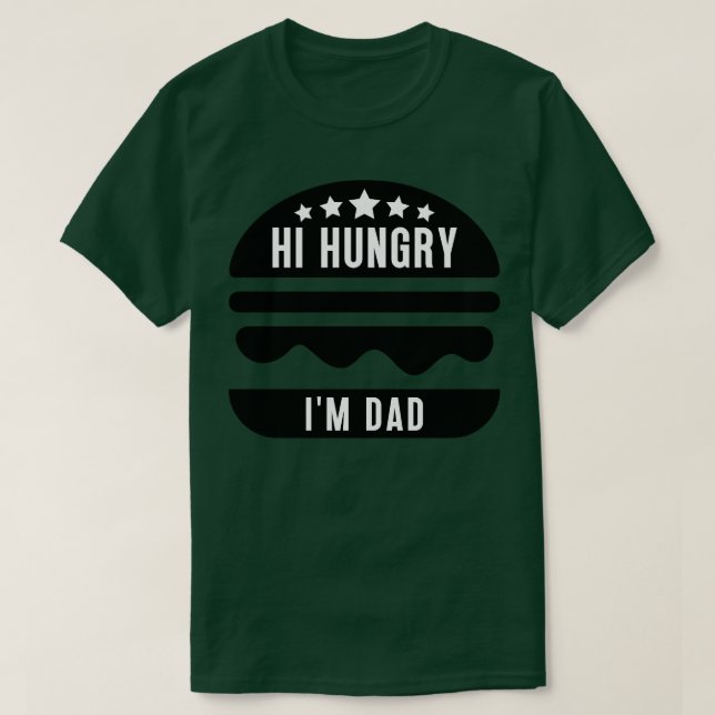 T-shirt Bonjour, J'Ai Faim Papa 20 (Design devant)