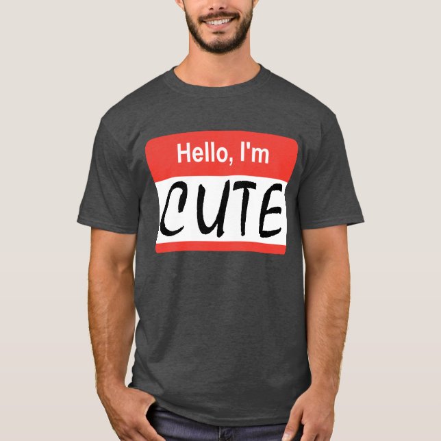 T-shirt Bonjour, je suis (Devant)