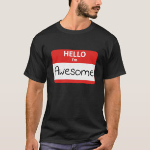 T-shirt Bonjour, je suis génial