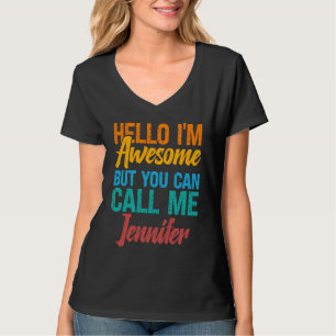 T-shirt Bonjour, je suis Incroyable mais vous pouvez m'app