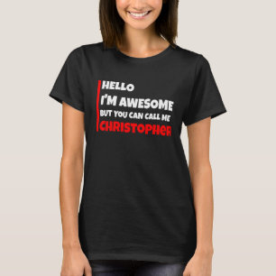 T-shirt Bonjour, je suis Incroyable mais vous pouvez m'app