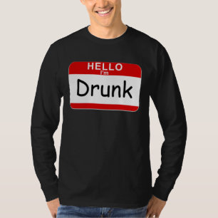 T-shirt Bonjour, je suis ivre