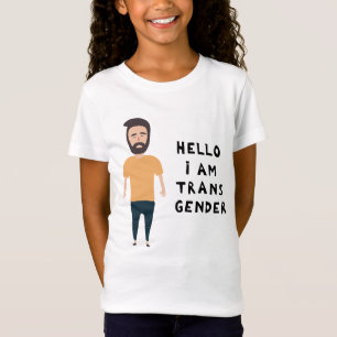 T-Shirt Bonjour, je suis transgenre