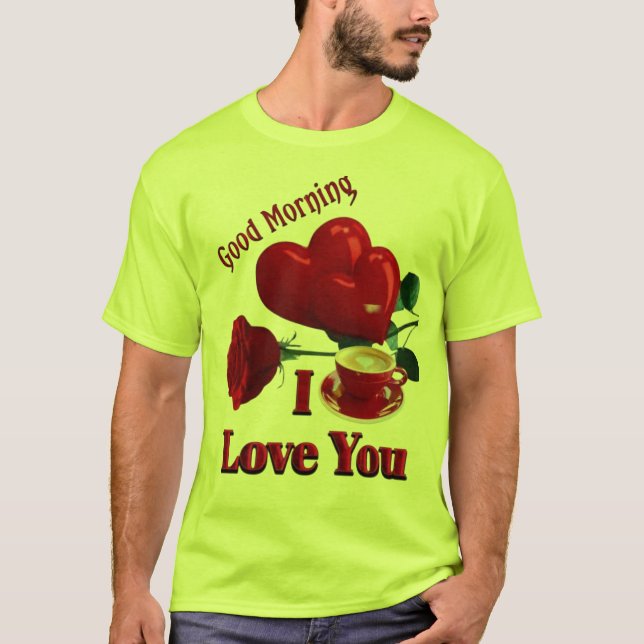 T-shirt Bonjour, je t'aime (Devant)