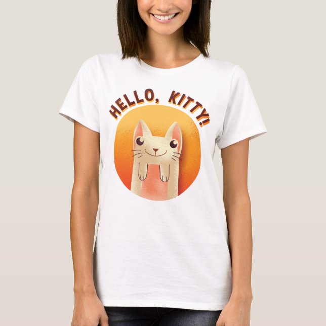 T-shirt Bonjour, Kitty ! (Devant)