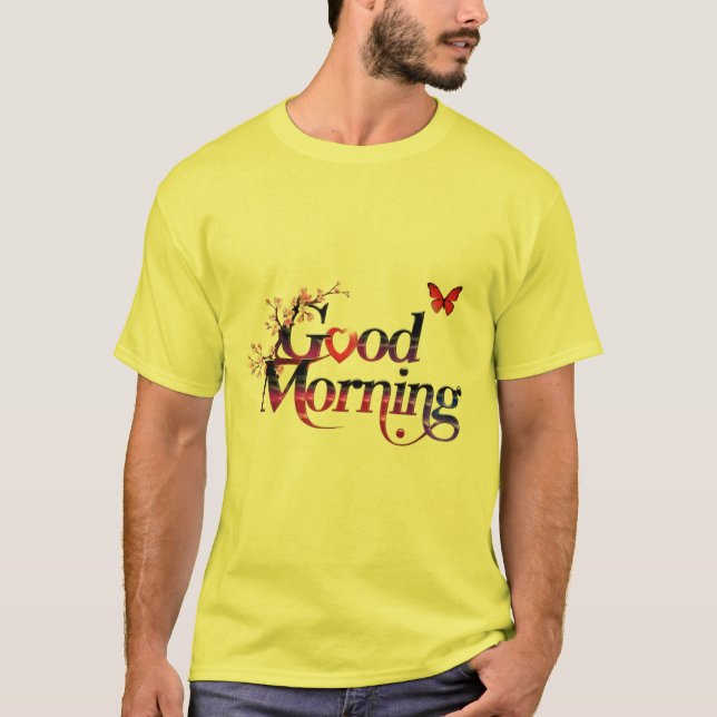 T-shirt Bonjour l'amour  (Devant)