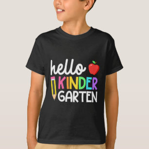 T-shirt Bonjour l'équipe de maternelle Kinder Byck À l'éco