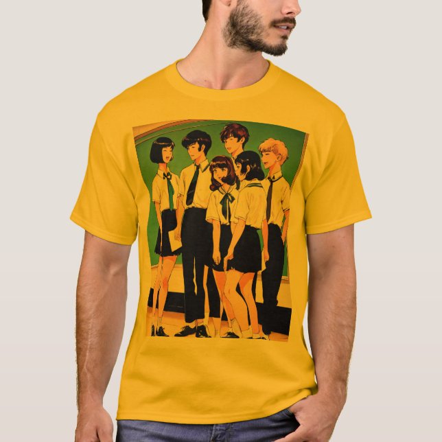 T-shirt Bonjour les amis 😀 (Devant)