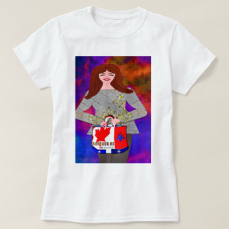 T-shirt Bonjour les créations de LeeMariie