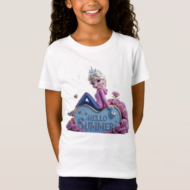 T-Shirt Bonjour l'été  (Devant)