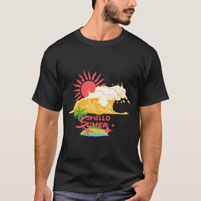 T-shirt Bonjour l'été (Devant)