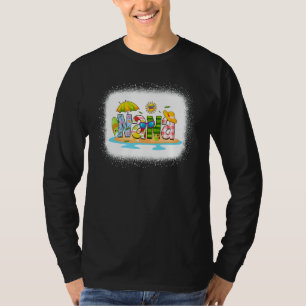 T-shirt Bonjour l'été avec amour étant appelé Nana Summer 