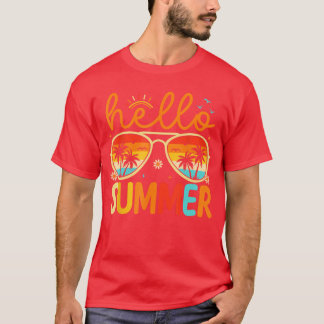 T-shirt Bonjour Lunettes de soleil d'été Garçons Enfants S