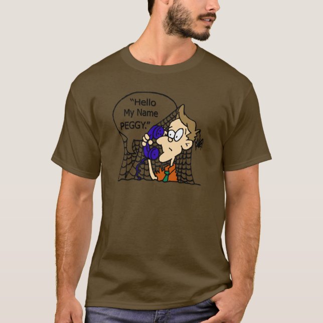 T-shirt Bonjour ma Peggy nommée (Devant)