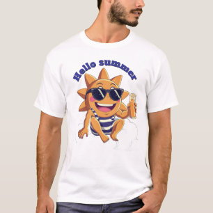 T-shirt Bonjour, maillot de bébé d'été