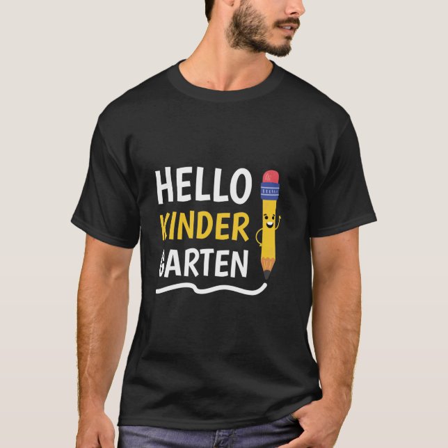 T-shirt Bonjour maternelle (Devant)