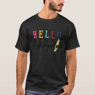T-shirt Bonjour Maternelle Joli Professeur Élèves Premier
