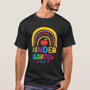 T-shirt Bonjour Maternelle maternelle Enseignant Retour À