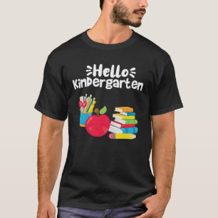 T-shirt Bonjour maternelle retour à l'école maternelle pré