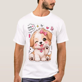 T-shirt Bonjour Mignon